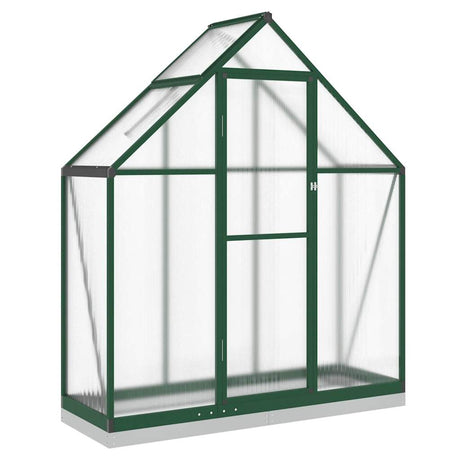 Vidaxx serre de jardin avec cadre de base 169x58x202 cm aluminium vert