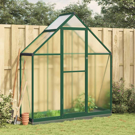 Vidaxx serre de jardin avec cadre de base 169x58x202 cm aluminium vert