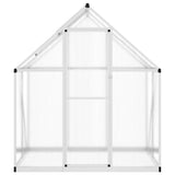 Vidaxxl serre de jardin avec cadre de base 169x114x195 cm aluminium argenté