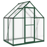Vidaxx serre de jardin avec cadre de base 169x114x195 cm aluminium vert