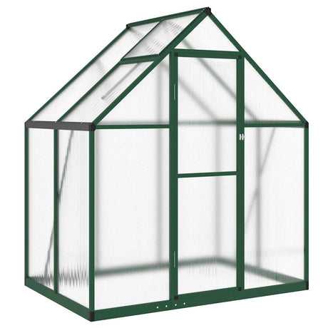 Vidaxx serre de jardin avec cadre de base 169x114x195 cm aluminium vert