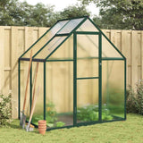 Vidaxx serre de jardin avec cadre de base 169x114x195 cm aluminium vert