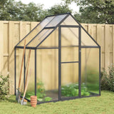 Vidaxx serre de jardin avec cadre de base 169x114x195 cm aluminium couleur anthracite