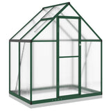 Vidaxx serre de jardin avec cadre de base 169x114x202 cm aluminium vert