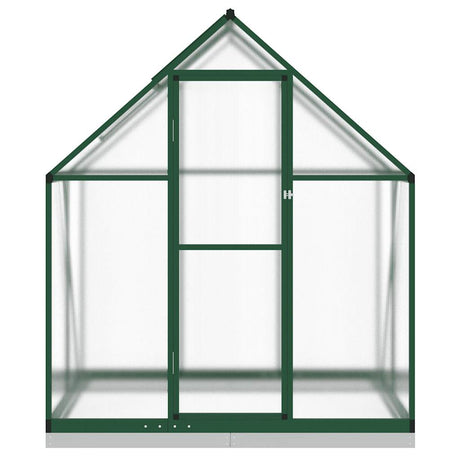Vidaxx serre de jardin avec cadre de base 169x114x202 cm aluminium vert