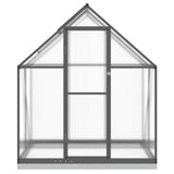 Vidaxx serre de jardin avec cadre de base 169x114x202 cm aluminium couleur anthracite