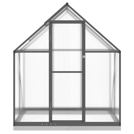 Vidaxx serre de jardin avec cadre de base 169x114x202 cm aluminium couleur anthracite