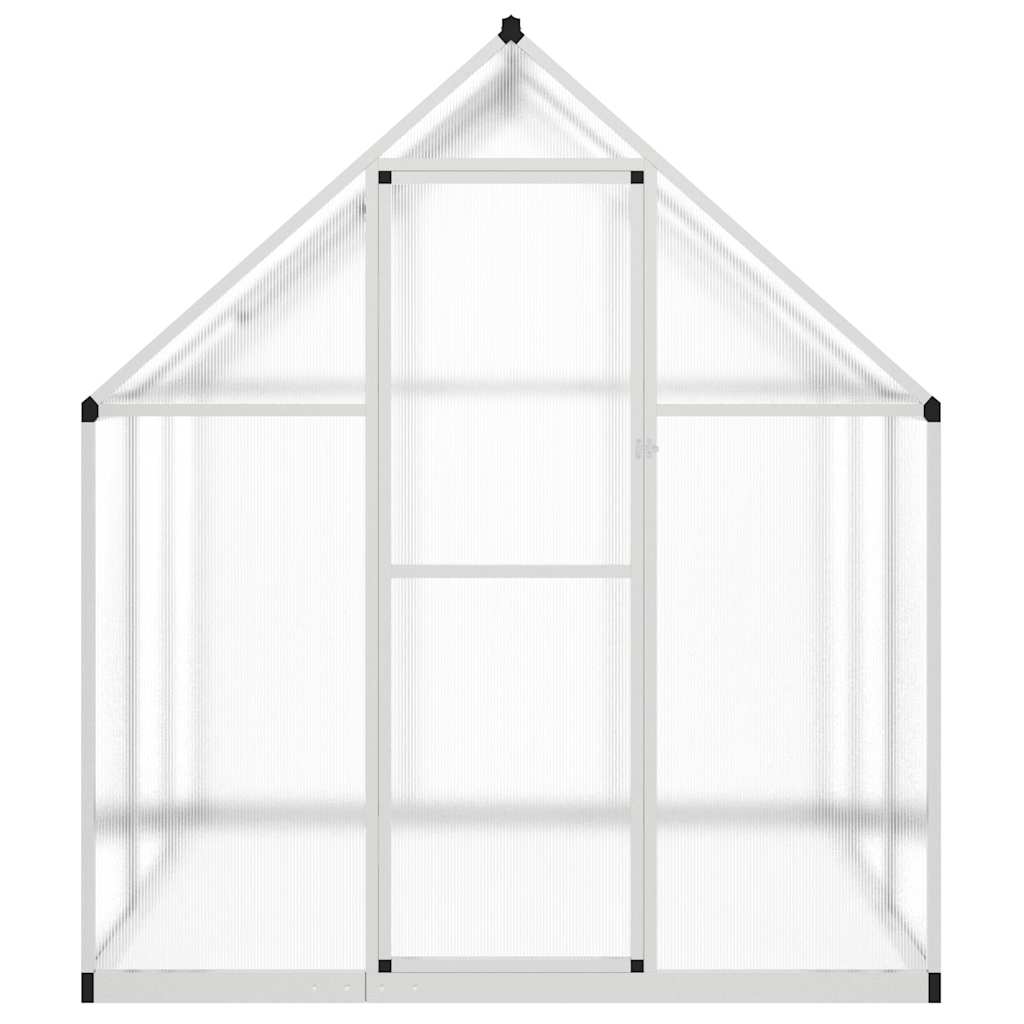 Vidaxx serre de jardin avec cadre de base 169x169x195 cm aluminium argenté