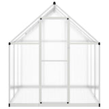 Vidaxx serre de jardin avec cadre de base 169x169x195 cm aluminium argenté