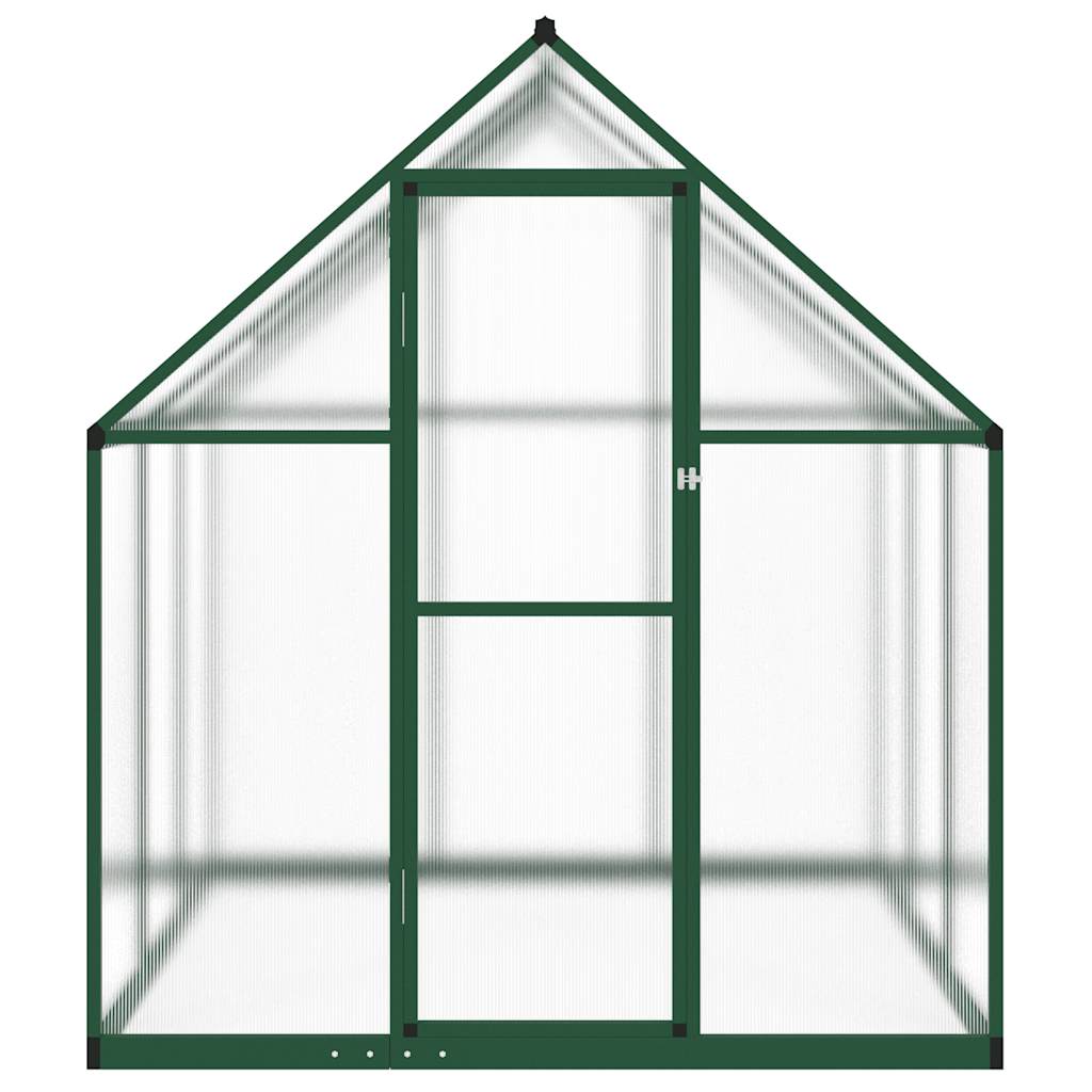Vidaxx serre de jardin avec cadre de base 169x169x195 cm aluminium vert