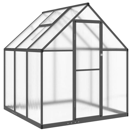 Vidaxx serre de jardin avec cadre de base 169x169x195 cm aluminium couleur anthracite