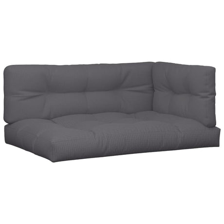 VidaXL coussins de palette 5 pcs tissu anthracite