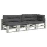 VidaXL coussins de palette 5 pcs tissu anthracite
