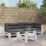 VidaXL coussins de palette 5 pcs tissu anthracite