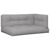 VidaXL coussins de palette 7 pcs tissu gris