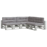 VidaXL coussins de palette 7 pcs tissu gris