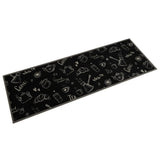 Vidaxx tapis de cuisine lavable imprimé du matin 60x180 cm velours noir