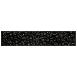 Vidaxx tapis de cuisine lavable imprimé du matin 60x300 cm velours noir