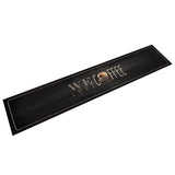 Vidaxx tapis de cuisine lavable texte café 60x300 cm velours