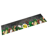 Vidaxx tapis de cuisine lavable imprimé à base de plantes 60x300 cm velours