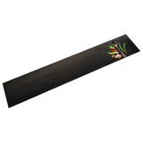 Vidaxx tapis de cuisine lavable imprimé à base de plantes 60x300 cm velours