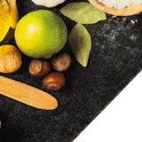 VidaXL Tapis de cuisine lavable imprimé à base de plantes 60x180 cm velours