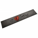 Vidaxx tapis de cuisine lavable texte de cuisson 60x300 cm velours