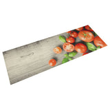 Vidaxx tapis de cuisine lavable imprimé tomate 45x150 cm velours