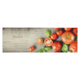 Vidaxl keukenmat wasbaar tomatenprint 60x180 cm fluweel