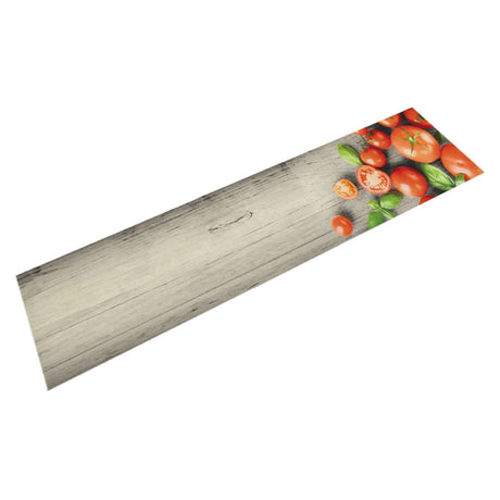 Vidaxx tapis de cuisine lavable imprimé tomate 60x300 cm velours