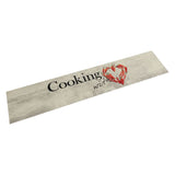 Vidaxx tapis de cuisine lavable texte poivre 60x300 cm velours