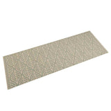 Vidaxx tapis de cuisine lavable imprimé feuilles 60x180 cm velours