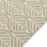 Vidaxx tapis de cuisine lavable imprimé feuilles 60x180 cm velours