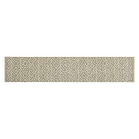 Vidaxx tapis de cuisine lavable imprimé feuilles 60x300 cm velours