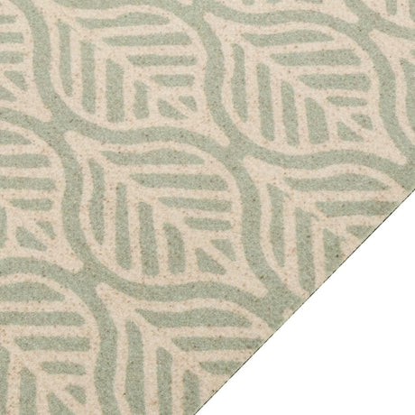 Vidaxx tapis de cuisine lavable imprimé feuilles 60x300 cm velours