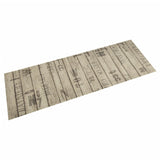 Vidaxx tapis de cuisine lavable imprimé clôture 45x150 cm velours