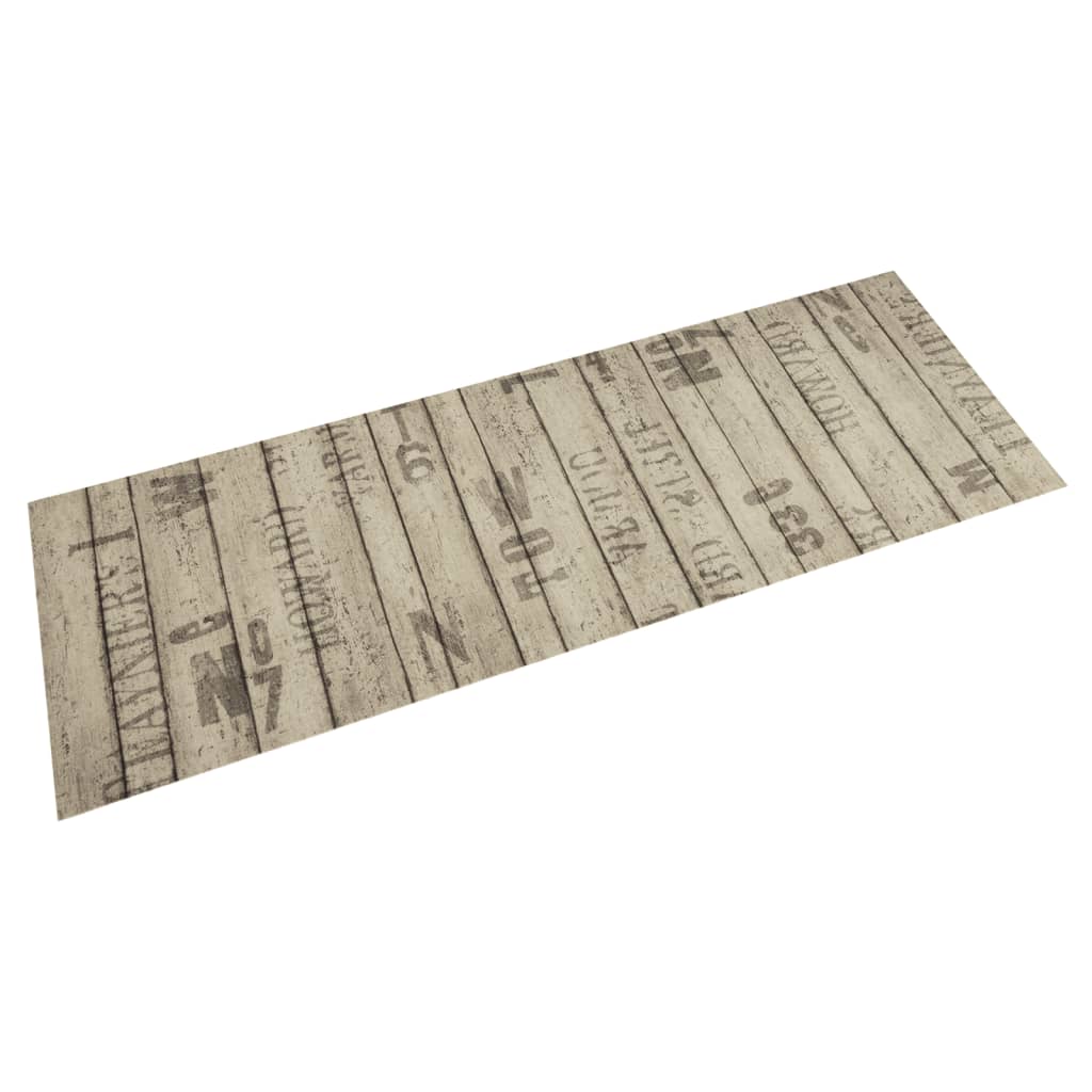 Vidaxx tapis de cuisine lavable imprimé clôture 60x180 cm velours
