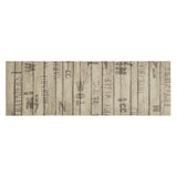 Vidaxx tapis de cuisine lavable imprimé clôture 60x180 cm velours