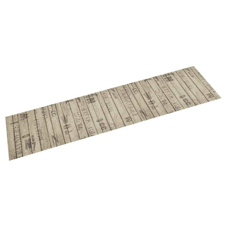 Vidaxx tapis de cuisine lavable imprimé clôture 60x300 cm velours