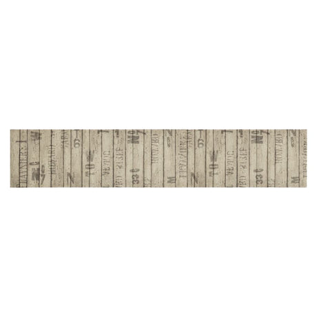 Vidaxx tapis de cuisine lavable imprimé clôture 60x300 cm velours