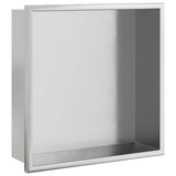 Niche de douche Vidaxx 32x32x9 cm acier inoxydable argent brossé