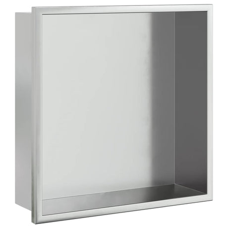 Niche de douche Vidaxx 32x32x9 cm acier inoxydable argent brossé