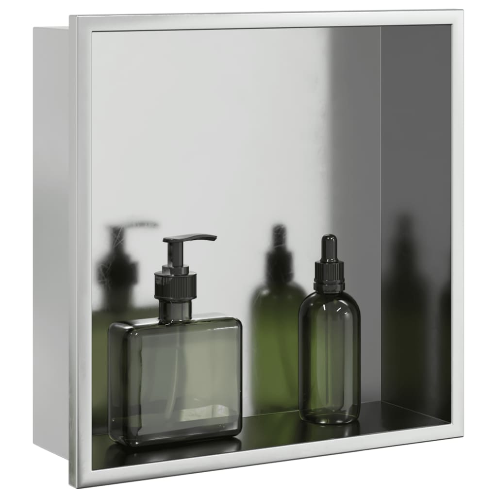 Niche de douche Vidaxx 32x32x9 cm acier inoxydable argent brossé