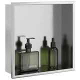Niche de douche Vidaxx 32x32x9 cm acier inoxydable argent brossé