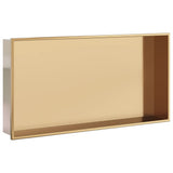 Niche de douche Vidaxx 62x32x9 cm acier inoxydable brossé doré