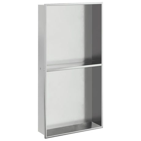 Niche de douche Vidaxx 32x62x9 cm acier inoxydable argent brossé