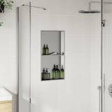 Niche de douche Vidaxx 32x62x9 cm acier inoxydable argent brossé