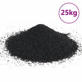 Vidaxx sable d'aquarium 25 kg 0,2-2 mm noir