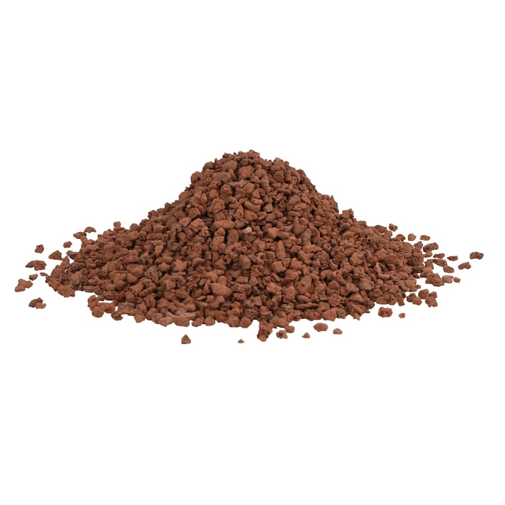 VidaXL pierres de lave 25 kg 5-8 mm rouge
