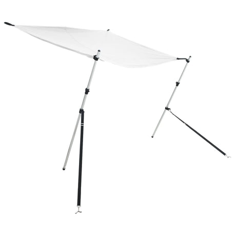 VidaXL ensemble de toiles d'ombrage T-top 170x170x(113-182.5) cm blanc